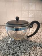 Theepot Bodum Chambord Black 1L, Overige materialen, Gebruikt, Overige typen, Ophalen of Verzenden