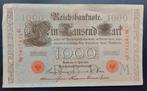 vintage : Duitsland Reichsbanknote 1000 Mark :1910, Postzegels en Munten, Bankbiljetten | Europa | Niet-Eurobiljetten, Duitsland