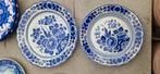 2 Delftsblauwe Borden - Handbeschilderd, Antiek en Kunst, Antiek | Wandborden en Tegels, Ophalen of Verzenden