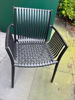 Tuinstoelen Luzzi set 4 stuks, ZGAN, plastic, incl kussens, Tuin en Terras, Tuinstoelen, Ophalen, Zo goed als nieuw, Kunststof