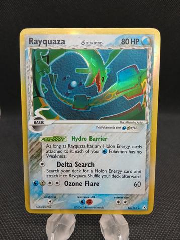 Rayquaza Holon Phantoms - Zeldzame Pokémonkaart beschikbaar voor biedingen