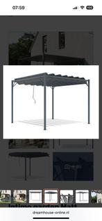 Intimo garden Matt pergola met lamellen 3x3 m - antraciet, Ophalen, Minder dan 4 meter, Nieuw, Minder dan 5 meter