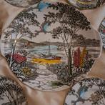 WH Grindley & co Staffordshire Gebakset Holliday 7 delig, Ophalen of Verzenden