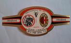 Uniek sigarenbandje Ajax - AC Milan 1969 Europacup finale, Ophalen of Verzenden, Gebruikt, Ajax, Poster, Plaatje of Sticker