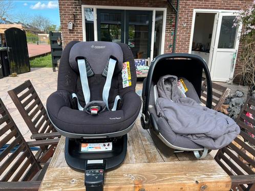 Maxi cosi pebble plus met vervolg stoel, Kinderen en Baby's, Autostoeltjes, Gebruikt, Maxi-Cosi, 0 t/m 13 kg, Isofix, Slaapstand