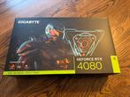 Lege doos Gigabyte RTX 4080 Gaming OC + accessoires, Gebruikt, HDMI, GDDR6, PCI-Express 4