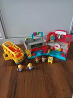 Fisher Price   school en schoolbus, Ophalen, Zo goed als nieuw