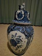 Boch delftsblauwe vaas met deksel, Antiek en Kunst, Antiek | Vazen, Ophalen