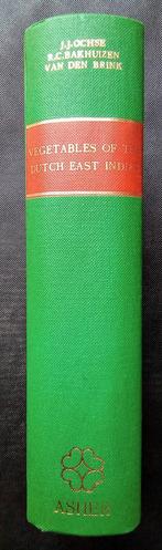 Vegetables of the Dutch Indies - J.J. Ochse e.a. (1931-'80), Ophalen of Verzenden, Zo goed als nieuw, Sociale wetenschap