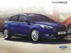 Brochure Ford Focus 2015, Ophalen of Verzenden, Gelezen, Ford