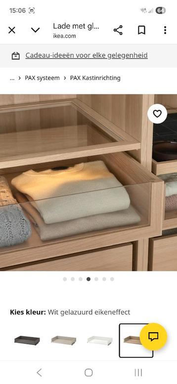 Ikea komplement lade voor Pax kast - afbeelding 2