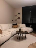 Wit/beige hoekbankstel MOET WEG, Ophalen, Gebruikt, Stof