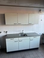 2 x gebruikte keukenblok met bovenkastjes, Huis en Inrichting, Ophalen, Gebruikt, Enkelwandige keuken, Hout