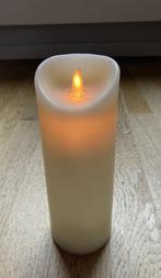 Kaars op batterijen (hoogte: 20 cm) met Timer / LED Kaars, Huis en Inrichting, Ophalen of Verzenden, Overige materialen, Kaars