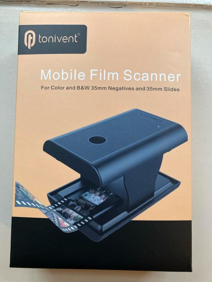 Tonivent Mobiele Filmscanner - zgan!, Computers en Software, Scanners, Zo goed als nieuw, Diascanner, Android, Ophalen of Verzenden