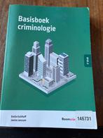 Basisboek criminologie, voor oa studie integrale veiligheid, Boeken, Studieboeken en Cursussen, Ophalen, Boom, HBO, Zo goed als nieuw