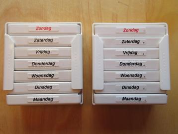 2x Grote Medicijnen Weekdoos beschikbaar voor biedingen