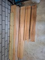 Eiken balken, Doe-het-zelf en Verbouw, Hout en Planken, Ophalen, Gebruikt, Eiken, 50 mm of meer