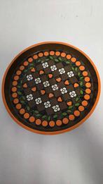 vintage dienblad, Ophalen of Verzenden, Gebruikt, Rond, Hout