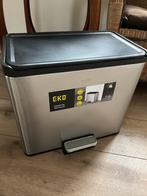EKO Afvalemmer Recycler - RVS met Pedaal, Huis en Inrichting, Woonaccessoires | Prullenbakken, Ophalen, Met pedaal, 50 tot 75 cm