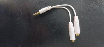 Apple iPod stereo audio splitter beschikbaar voor biedingen