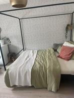 VTwonen Hemelbed 160x200, Ophalen, Zwart, Tweepersoons, Zo goed als nieuw