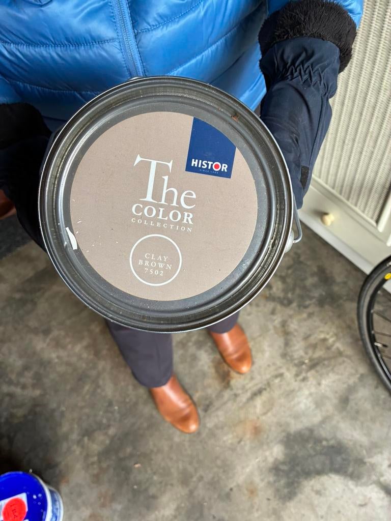 Histor the color collection , muurverf kalkmat, 2,5 litter, Ophalen, Nieuw, Verf, Grijs