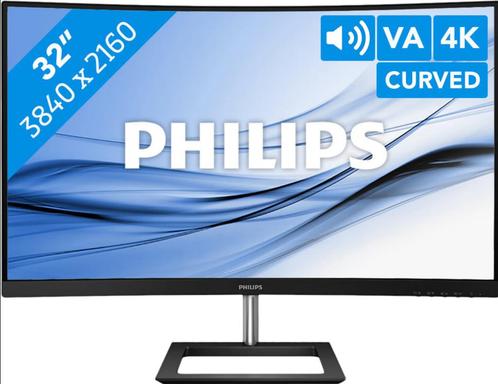 philips 328e1ca 32" 4K UHD pc monitor, Computers en Software, Monitoren, Zo goed als nieuw, 60 Hz of minder, DisplayPort, HDMI