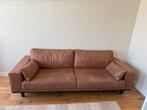 Nous living bank 3-zits - Cognac - zgan, Huis en Inrichting, Banken | Bankstellen, Ophalen, Zo goed als nieuw, 75 tot 100 cm, Tweepersoons