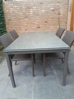 Gloster tuinset, Tuin en Terras, Tuinsets en Loungesets, Ophalen, 4 zitplaatsen, Gebruikt, Wicker