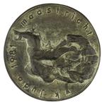 PENNING 1981 Arthur Spronken : WK Judo Maastricht, Postzegels en Munten, Penningen en Medailles, Verzenden, Brons, Nederland