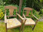 Set van 2 Vintage Armstoelen/ Retro bekleding, Ophalen
