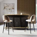 Design Barmeubel / Dressoir / Art Deco stijl / Zwart/goud, Ophalen, Zo goed als nieuw