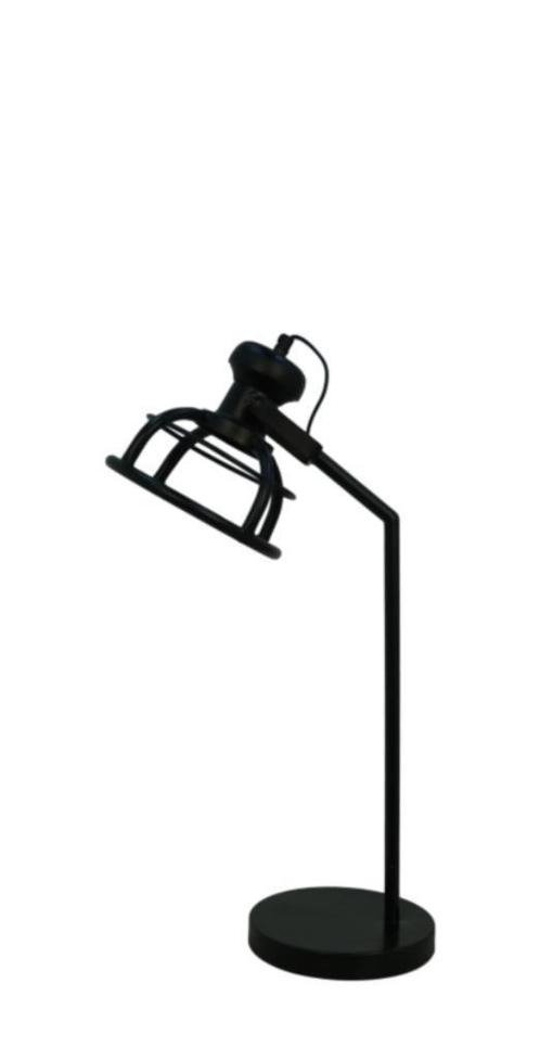 Tafellamp Crown powder coated black nieuw in verpakking., Huis en Inrichting, Lampen | Tafellampen, Nieuw, Kunststof, Metaal, Ophalen of Verzenden