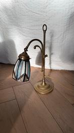 Art Deco/Amsterdamse School Glas-in-lood Lamp, Ophalen of Verzenden, Gebruikt, Glas, Minder dan 100 cm