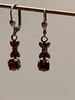 Zilveren Ketting & Oorbellen Set, Sieraden, Tassen en Uiterlijk, Oorbellen, Hangers, Ophalen of Verzenden, Zo goed als nieuw, Met edelsteen