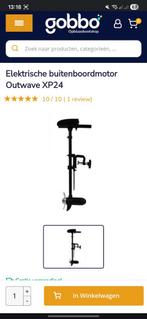 Outwave elektrische buitenboordmotor XP24 - 24lbs, Watersport en Boten, Kano's, Ophalen of Verzenden, Zo goed als nieuw, Overige typen