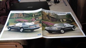 USA Folder  FORD  THUNDERBIRD  1987 beschikbaar voor biedingen