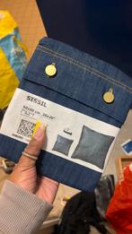 “ SISSIL “ Denim kussen hoezen IKEA, Huis en Inrichting, Woonaccessoires | Kussens, Ophalen, Zo goed als nieuw, Wit, Vierkant