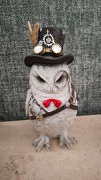 Unieke Steampunk Uil, Verzamelen, Verzenden, Zo goed als nieuw, Dier