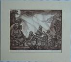 Fredericus Joh. v. d. Waals Droom van Fritsie ets, Antiek en Kunst, Kunst | Etsen en Gravures, Ophalen