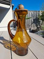 Amberkleurige glazen karaf, Antiek en Kunst, Antiek | Glas en Kristal, Ophalen