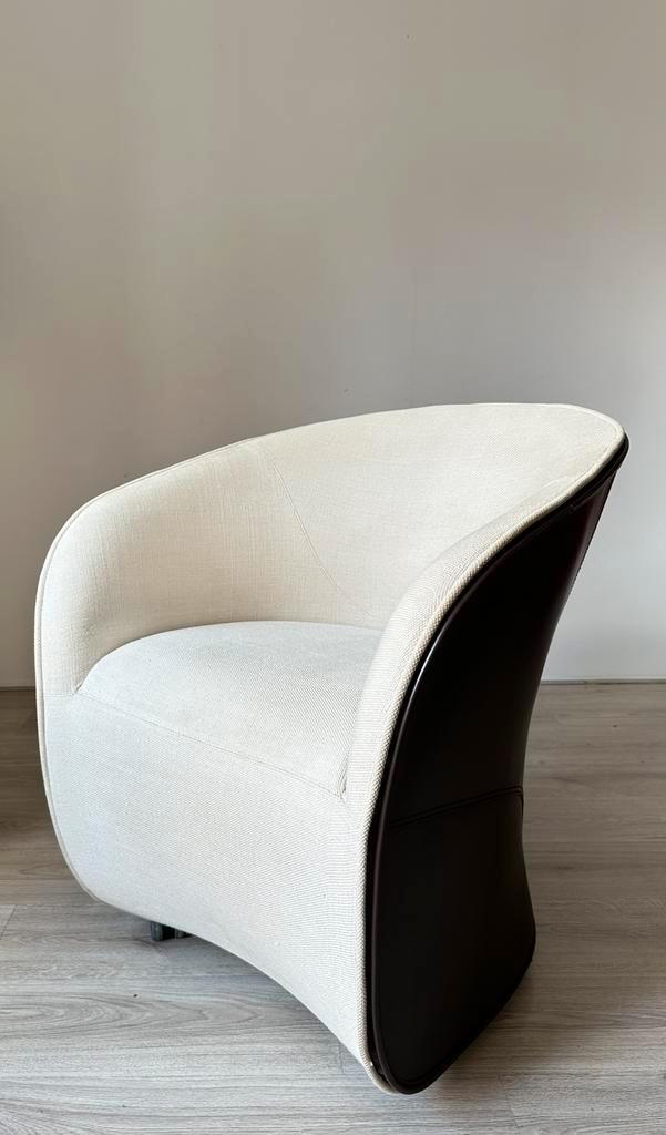 2 Zanotta design fauteuils, Huis en Inrichting, Fauteuils, Gebruikt, Stof, 75 tot 100 cm, Ophalen