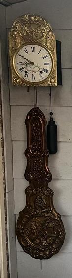 Oude comtoise, kast, uurwerk, gewichten en slinger, Antiek en Kunst, Ophalen