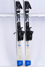 155 160 165 175 ski's SALOMON E S/MAX 8, white/blue, 160 tot 180 cm, Gebruikt, Carve, Skiën