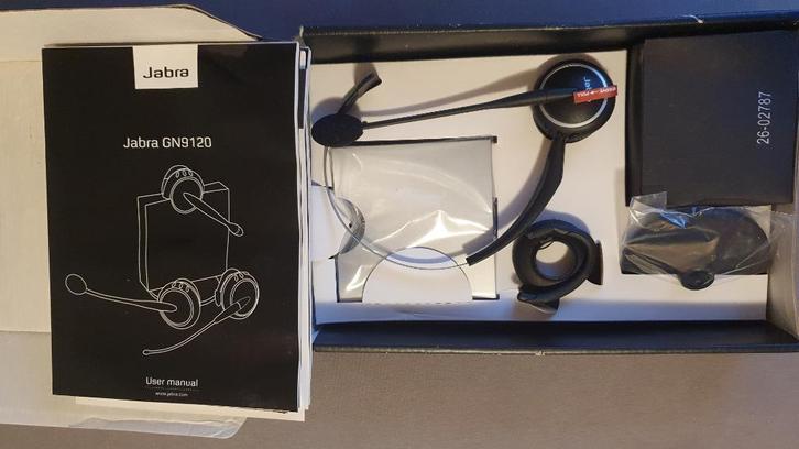 Jabra GN 9120 DECT Mono Draadloze Headset Nieuw, Computers en Software, Headsets, Nieuw, On-ear, Draadloos, Inklapbare microfoon