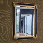 Barok spiegel zwart met antiek goud., Antiek en Kunst, Ophalen, Rechthoekig