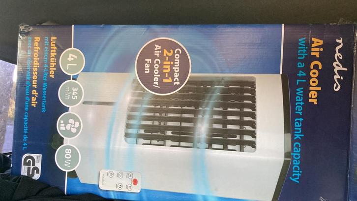 Airco mobiele Nedis 4L met afstandsbediening, Witgoed en Apparatuur, Airco's, Nieuw, Mobiele airco, 100 m³ of groter, 3 snelheden of meer