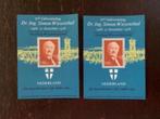 Simon Wiesenthal postzegelblokje van fl. 10,00 in 1978, Postzegels en Munten, Ophalen of Verzenden, Na 1940, Postfris