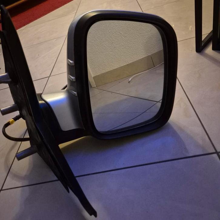 Rechter zijspiegel Volkswagen T5 Transporter - Grijs, Auto-onderdelen, Spiegels, Volkswagen, Gebruikt, Ophalen of Verzenden